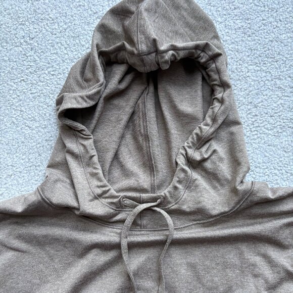 Girlfriend Collective Womens Cropped Hoodie - RESET collection - tan - large - Picture 3 of 7